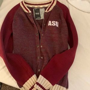 ASU letterman style cardigan